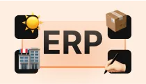 Procurement manager using ERP system for supplier management and purchase order tracking.