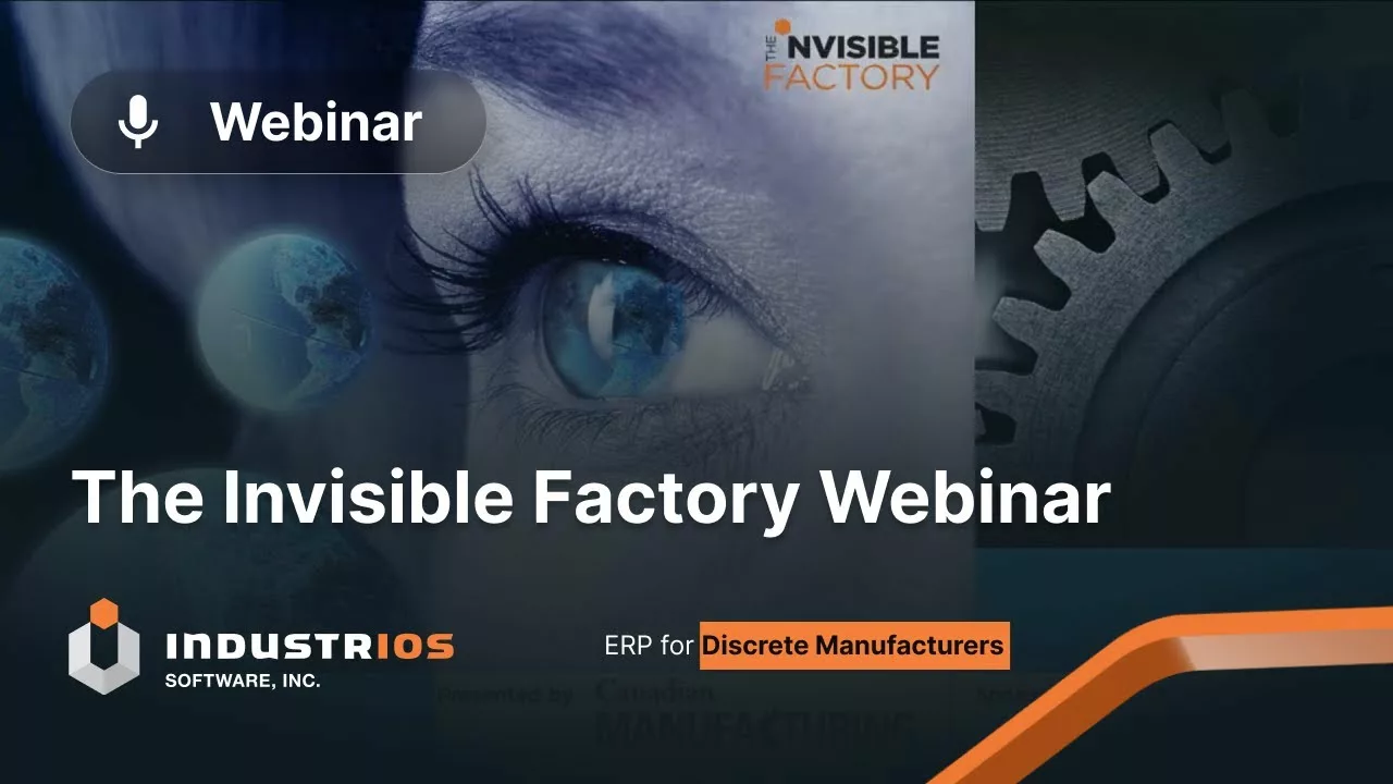 Webinar: How the Invisible Factory will help get you back on course